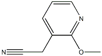 (2-METHOXYPYRIDIN-3-YL)ACETONITRILE Structure