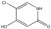 5-CHLORO-4-HYDROXYPYRIDIN-2(1H)-ONE 结构式