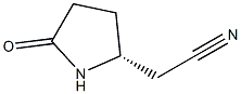 (R)-5-(CYANOMETHYL)-2-PYRROLIDINONE Structure