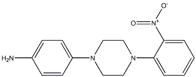 1-(2-NITRO PHENYL)-4-(4-AMINOPHENYL )PIPERAZINE,,结构式