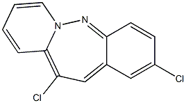 2,11-DICHLORO DIBENZO(B,F)DIAZEPINE 结构式