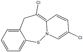 8,11-DICHLORO DIBENZO(B,F)THIAZEPINE Structure