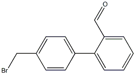 4'-(bromomethyl)biphenyl-2-carbaldehyde Struktur