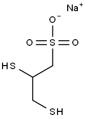 2,3-Dimercaptopropylsulphonicacid Sodium Struktur