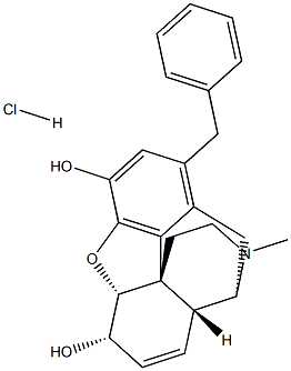 Benzylmorphine Hydrochloride Struktur
