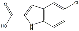 5-CHLORO INDOLE-2-CARBOSYLIC ACID Struktur