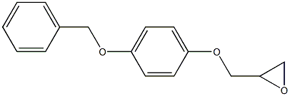 1-(P-BENZYLOXYPHENOXY)2,3-EPOXY-PROPANE 结构式