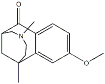 1,4-DIMETHYL-10-METHOXY-2,3,4,5,6,7-HEXAHYDRO-1,6-METHANO-1H-4-BENZAZONIN-7-ONE 结构式