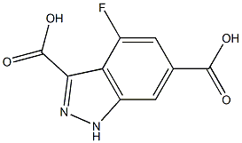 4-FLUOROINDAZOLE-3,6-DICARBOXYLIC ACID|