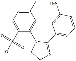 2-(3-AMINOPHENYL)-1-IMIDAZOLINE-4-TOLUENESULFONATE Structure