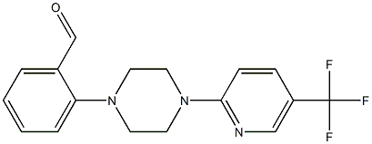 2-{4-(5-(TRIFLUOROMETHYL)PYRIDIN-2-YL)PIPERAZINO}BENZALDEHYDE 结构式