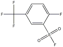 2-FLUORO-5-(TRIFLUOROMETHYL)BENZENESULFONYL FLUORIDE Structure