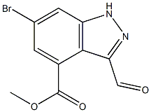  6-BROMO-4-METHOXYCARBONYLINDAZOLE-3-CARBOXYALDEHYDE