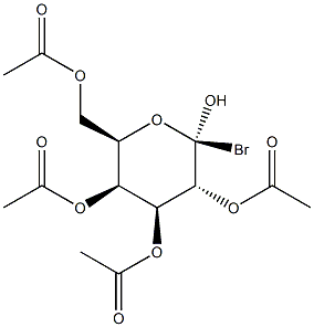 1-BROMO-2,3,4,6-TETRA-O-ACETYL-ALPHA-D-GALACTOPYRANOSE,,结构式