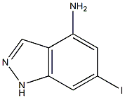 4-AMINO-6-IODOINDAZOLE,,结构式