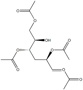 1,2,4,6-TETRA-O-ACETYL-3-DEOXY-D-GLUCOSE Structure