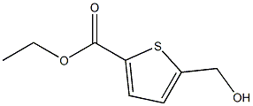 2-HYDROXYMETHYLTHIOPHENE-5-CARBOXYLIC ACID ETHYL ESTER Struktur