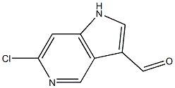 6-CHLORO-5-AZAINDOLE-3-CARBOALDEHYDE 结构式
