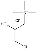 3-chloro-2-hidroxypropyltrimethylammoniumchloride,,结构式