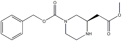 (R)-benzyl 3-(2-methoxy-2-oxoethyl)piperazine-1-carboxylate