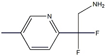 2,2-Difluoro-2-(5-Methylpyridine-2-yl)Ethylamine,,结构式
