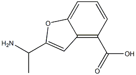 2-(1-Aminoethyl)-1-Benzofuran-4-Carboxylic Acid Structure