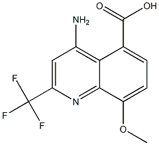 4-Amino-8-Methoxy-2-(Trifluoromethyl)Quinoline-5-Carboxylic Acid