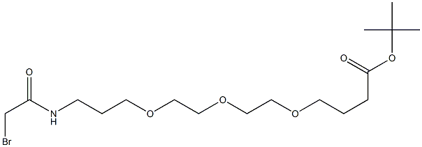 16-t-Butyloxycarbonyl-1-bromo-2-oxo-7,10,13-trioxa-3-azahexadecan Structure
