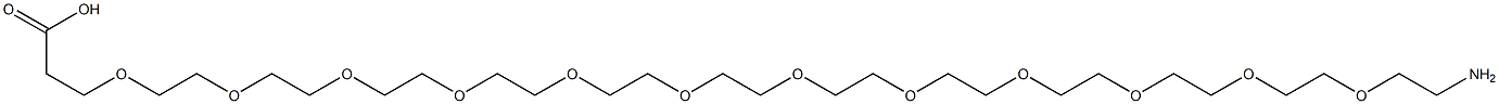 1-Amino-3,6,9,12,15,18,21,24,27,30,33,36-dodecaoxanonatriacontan-39-oic acid