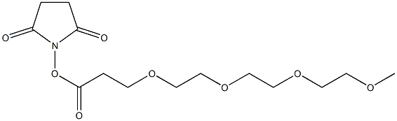 2,5,8,11-Tetraoxatetradecan-14-oic acid succinimidyl ester,,结构式