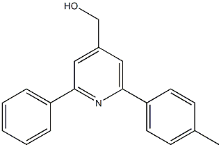 (2-phenyl-6-p-tolylpyridin-4-yl)methanol Struktur