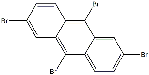 2,6,9,10-TETRABROMOANTHRACENE Structure