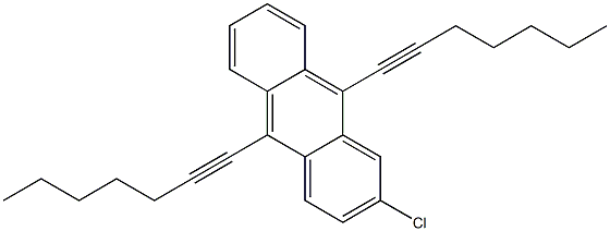 2-CHLORO-9,10-DIHEPT-1-YNYLANTHRACENE