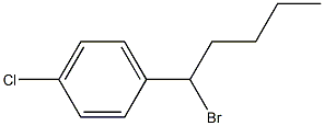 1-(1-BROMOPENTYL)-4-CHLOROBENZENE 化学構造式