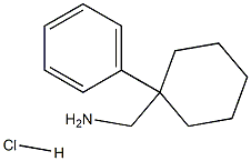 1-(1-PHENYLCYCLOHEXYL)METHANAMINE HYDROCHLORIDE,,结构式