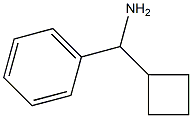 1-CYCLOBUTYL-1-PHENYLMETHANAMINE Struktur