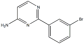 2-(3-BROMOPHENYL)-4-AMINOPYRIMIDINE,,结构式