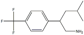 2-(4-TRIFLUOROMETHYLPHENYL)-4-METHYLPENTAN-1-AMINE Structure