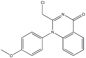 2-(CHLOROMETHYL)-1-(4-METHOXYPHENYL)QUINAZOLIN-4(1H)-ONE Structure