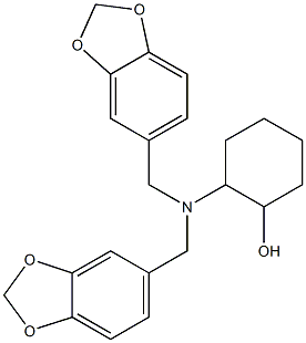 2-[BIS(1,3-BENZODIOXOL-5-YLMETHYL)AMINO]CYCLOHEXANOL