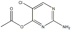 2-AMINO-5-CHLOROPYRIMIDIN-4-OL ACETATE 结构式
