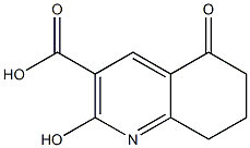 2-HYDROXY-5-OXO-5,6,7,8-TETRAHYDROQUINOLINE-3-CARBOXYLIC ACID Structure