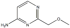 2-METHOXYMETHYL-PYRIMIDIN-4-YLAMINE 化学構造式