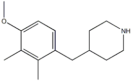 4-(4-METHOXY-2,3-DIMETHYLBENZYL)PIPERIDINE,,结构式