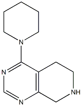 4-PIPERIDIN-1-YL-5,6,7,8-TETRAHYDROPYRIDO[3,4-D]PYRIMIDINE,,结构式