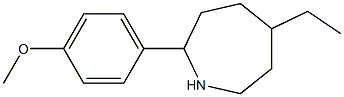 5-ETHYL-2-(4-METHOXYPHENYL)AZEPANE Structure