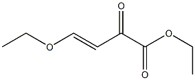 ETHYL (3E)-4-ETHOXY-2-OXOBUT-3-ENOATE,,结构式