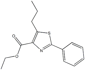 ETHYL 2-PHENYL-5-PROPYL-1,3-THIAZOLE-4-CARBOXYLATE Structure