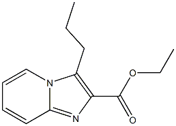 ETHYL 3-PROPYLIMIDAZO[1,2-A]PYRIDINE-2-CARBOXYLATE Struktur