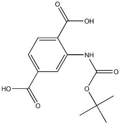Boc-2-Aminoterepthalic Acid 结构式
